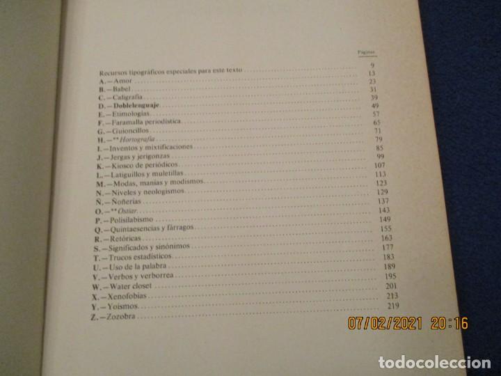 Libros de segunda mano: .La Perversion del Lenguaje Amando de Miguel Espasa Calpe 1985 - Foto 6