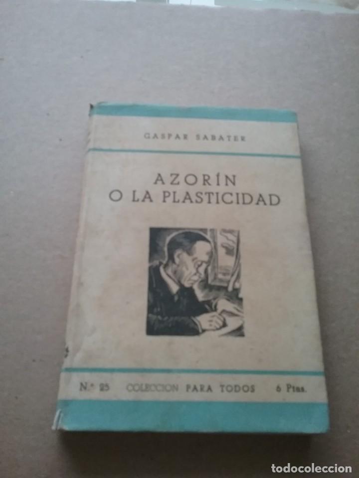 Libros de segunda mano: AZORIN O LA PLASTICIDAD. ENSAYO. (300) - Foto 1