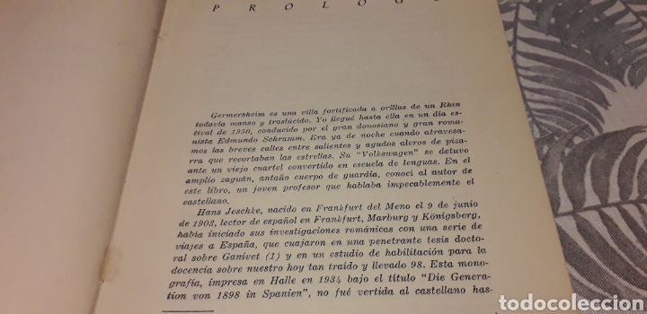 Libros de segunda mano: LA GENERACI&Oacute;N DE 1898, HANS JESCKE, - Foto 2