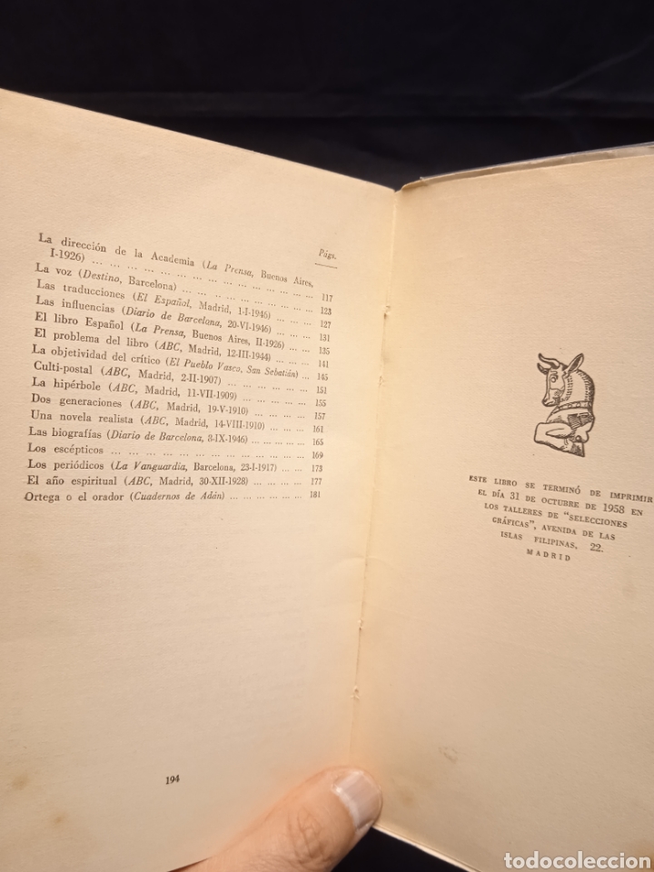 Libros de segunda mano: SIN PERDER LOS ESTRIBOS - AZOR&Iacute;N - TAURUS 1958 - Foto 7