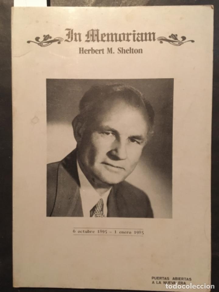 Libros de segunda mano: IN MEMORIAM, HERBERT M SHELTON - Foto 1