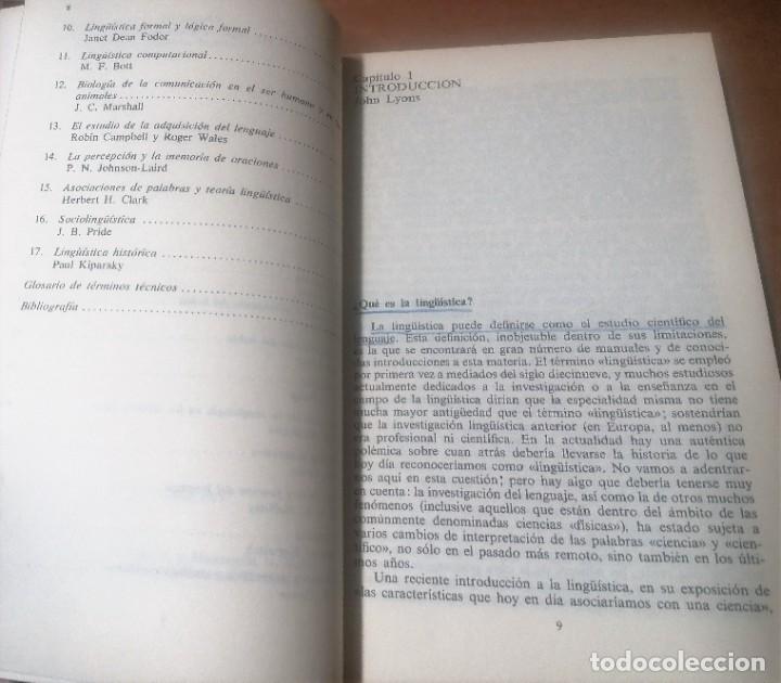 Libros de segunda mano: John Lyons, Nuevos horizontes de la ling&uuml;&iacute;stica, Alianza, 1975 - Foto 4