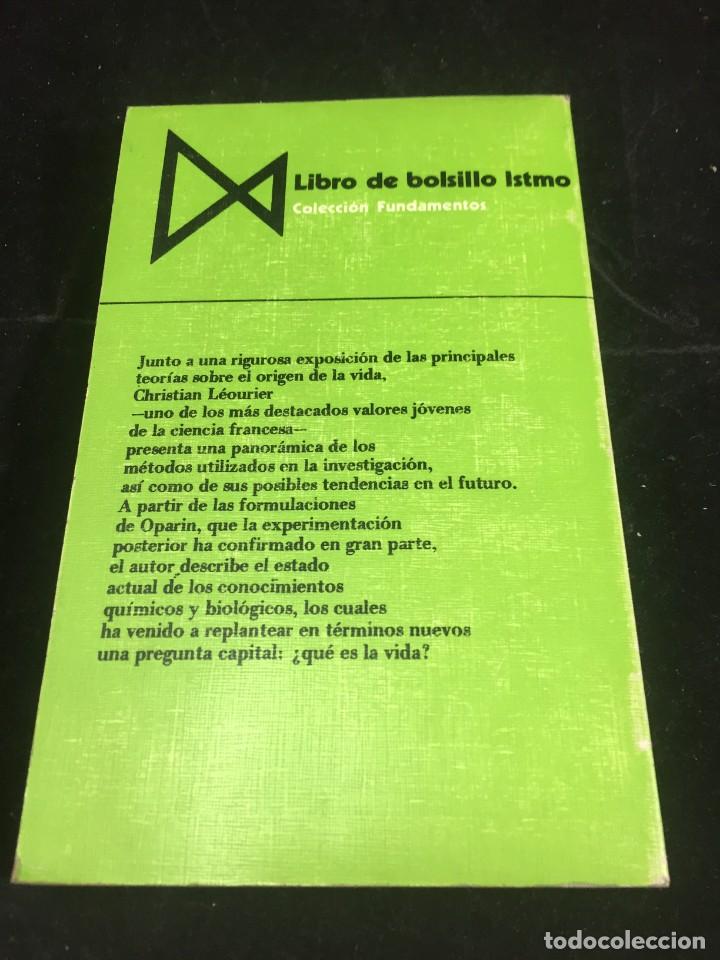 Libros de segunda mano: EL ORIGEN DE LA VIDA. CHRISTIAN LEOURIER. Ediciones Istmo 1970 - Foto 13