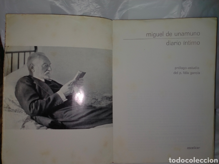 Libros de segunda mano: MIGUEL DE UNAMUNO. DIARIO &Iacute;NTIMO . ESCELICER - Foto 2