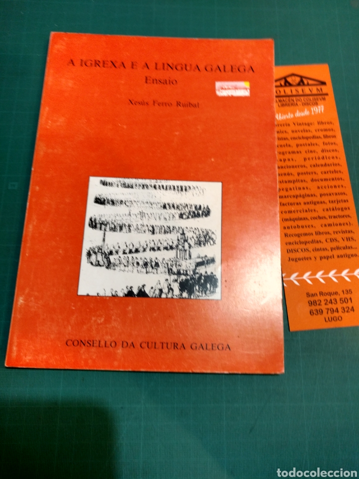 Libros de segunda mano: A IGREXA EN A LINGUA GALEGA . XES&Uacute;S FERRO RUIBAL . 1987 - Foto 1