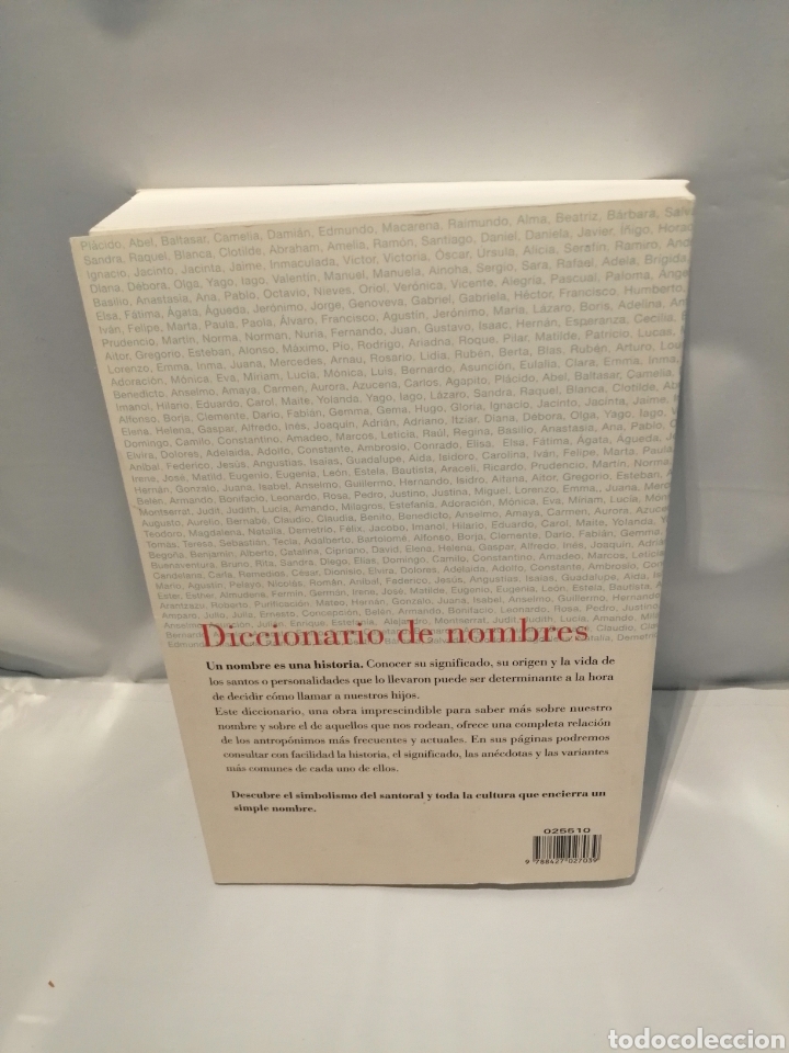 Libros de segunda mano: DICCIONARIO DE NOMBRES (PRIMERA EDICI&Oacute;N) - Foto 2
