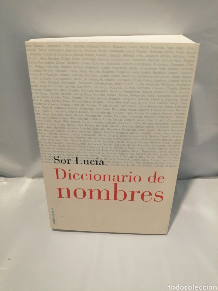 Libros de segunda mano: DICCIONARIO DE NOMBRES (PRIMERA EDICI&Oacute;N) - Foto 1