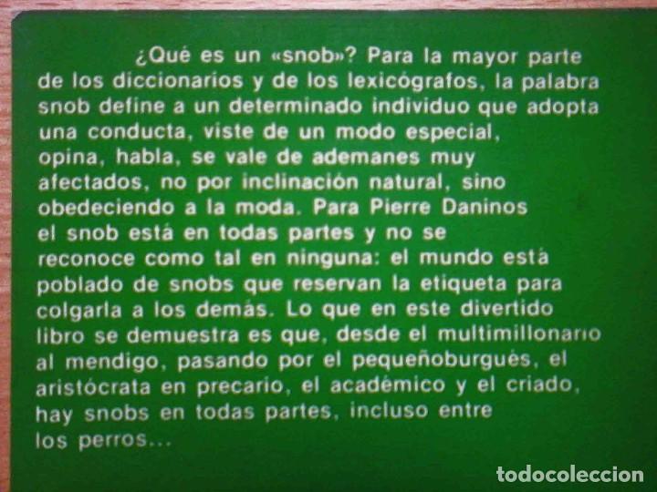 Libros de segunda mano: Snobissimo (Pierre Daninos) Planeta 1976 - Foto 3