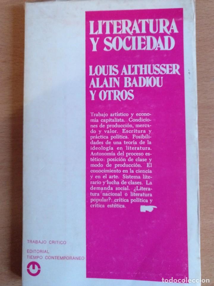 Libros de segunda mano: Literatura y sociedad - Foto 1