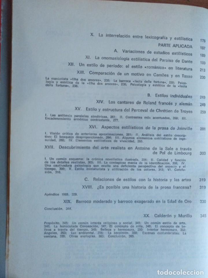Libros de segunda mano: Estudios de estil&iacute;stica - Foto 3