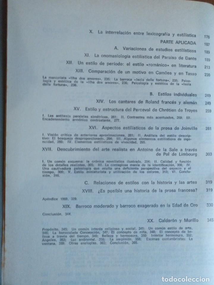 Libros de segunda mano: Estudios de estil&iacute;stica - Foto 4