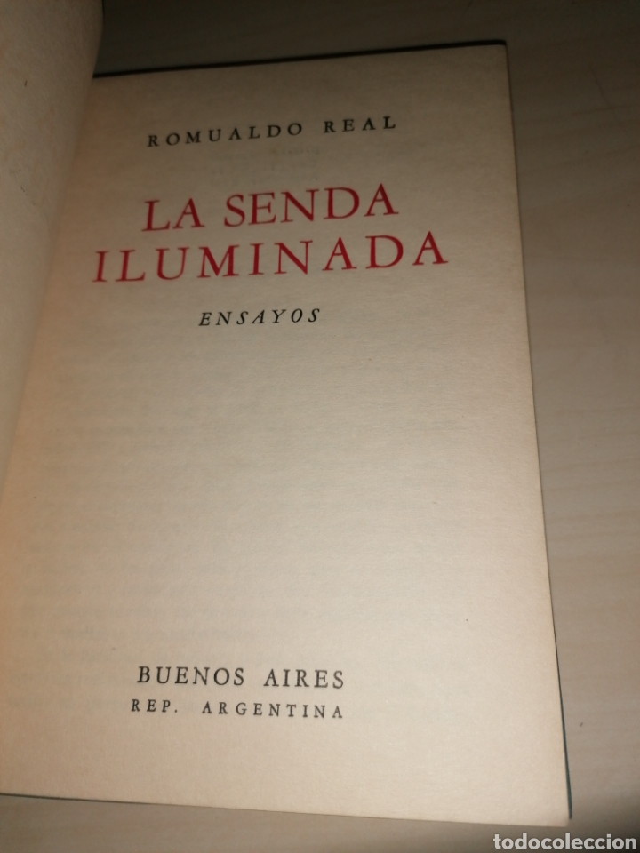 Libros de segunda mano: LA SENDA ILUMINADA - Romualdo Real - 1949 - Dedicatoria aut&oacute;grafa - Foto 3