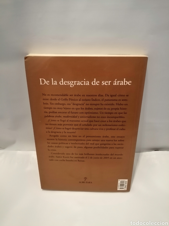 Libros de segunda mano: DE LA DESGRACIA DE SER &Aacute;RABE (PRIMERA EDICI&Oacute;N) - Foto 2