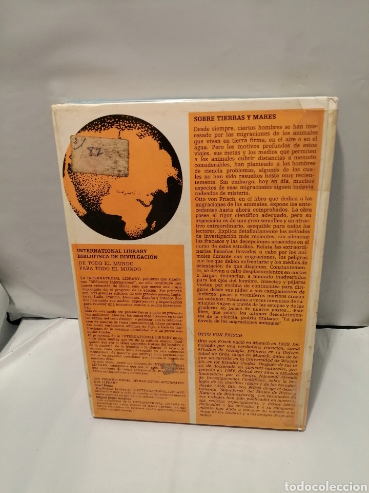 Libros de segunda mano: SOBRE TIERRAS Y MARES (PRIMERA EDICI&Oacute;N) - Foto 2
