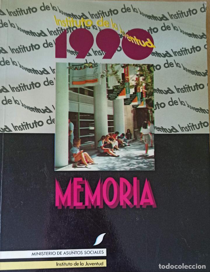 Libros de segunda mano: Memoria. Instituto de la Juventud 1990. - Foto 1