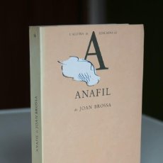 Libros de segunda mano: JOAN BROSSA - ANAFIL. TEXTOS ESPARSOS (1971-1986) - EDICIONS 62 1ª EDICIÓ. Lote 254149360