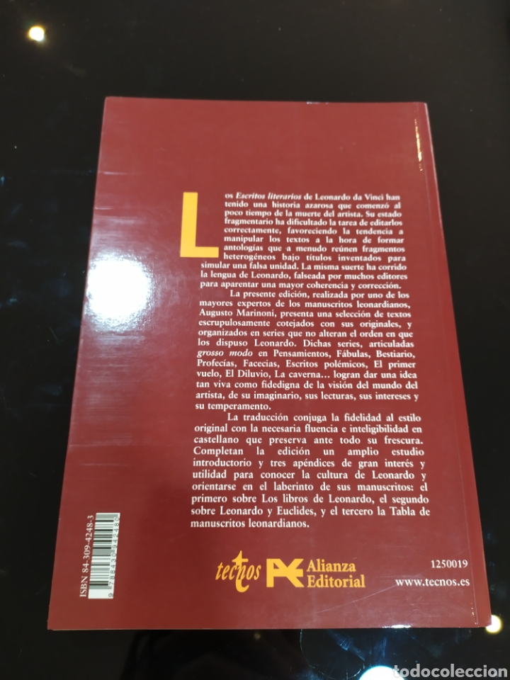 Libros de segunda mano: Escritos literarios. Leonardo da Vinci - Foto 4