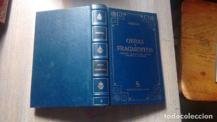 Libros de segunda mano: HESIODO - OBRAS Y FRAGMENTOS - - Foto 1