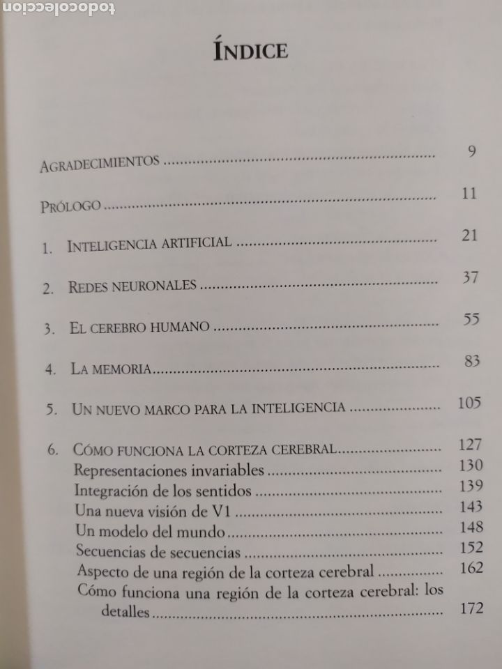 Libros de segunda mano: SOBRE LA INTELIGENCIA / JEFF HAWKINS & SANDRA BLAKESLEE / ESPASA. 2005 - Foto 3