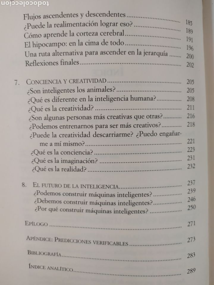 Libros de segunda mano: SOBRE LA INTELIGENCIA / JEFF HAWKINS & SANDRA BLAKESLEE / ESPASA. 2005 - Foto 4