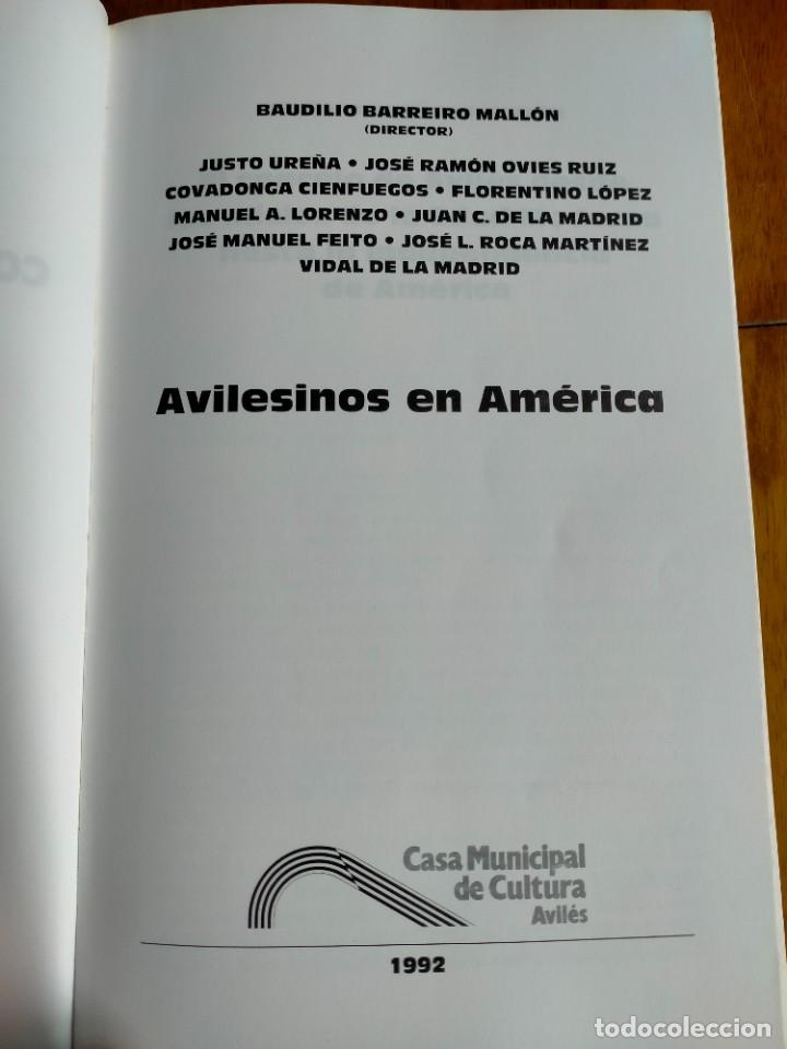 Libros de segunda mano: libro Avilesinos en Am&eacute;rica - Foto 3
