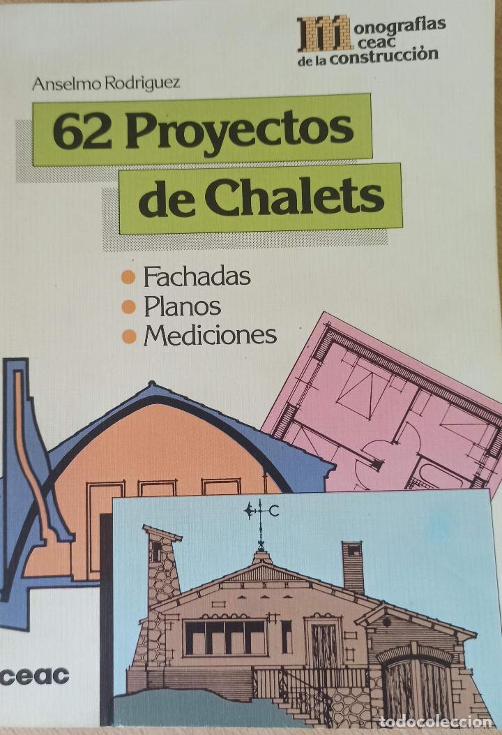 Libros de segunda mano: 62 Proyectos de Chalets. Anselmo Rodriquez. - Foto 1