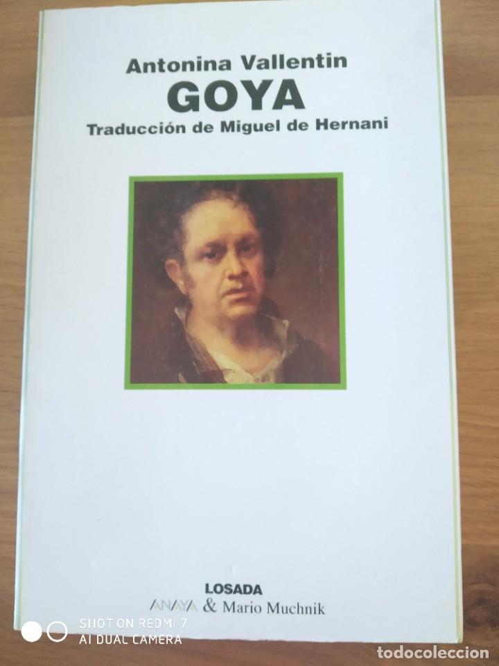 Libros de segunda mano: Goya. Antonina Vallent&iacute;n. editorial Losada 1994 - Foto 1