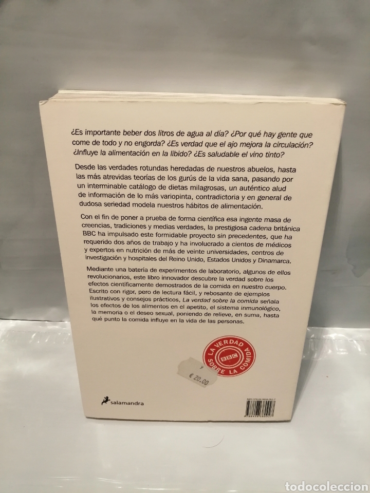 Libros de segunda mano: LA VERDAD SOBRE LA COMIDA (PRIMERA EDICI&Oacute;N) - Foto 2