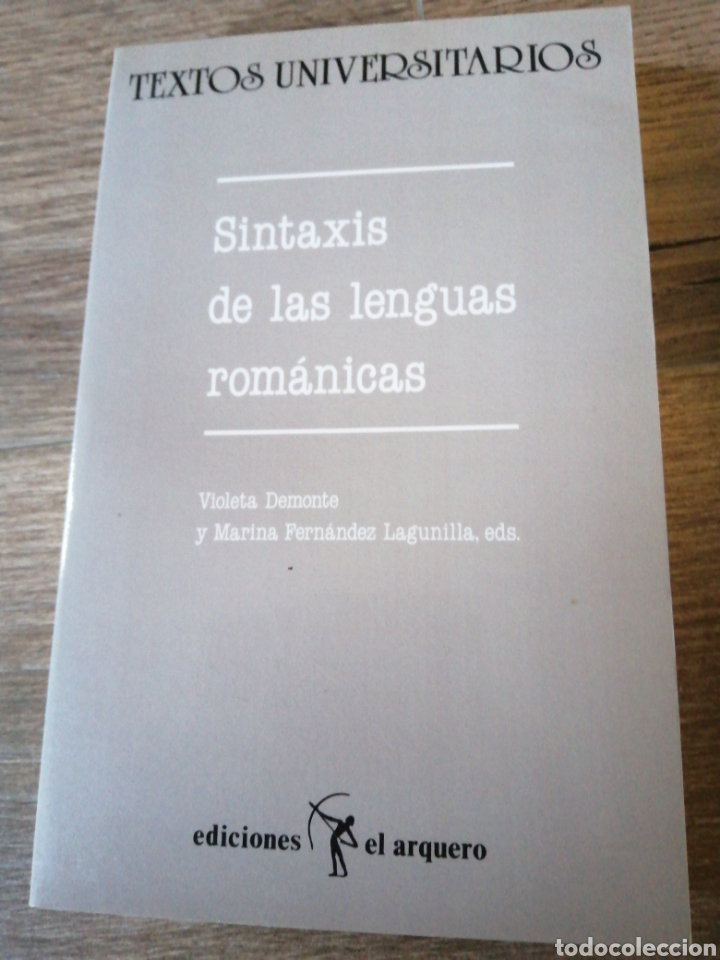 Libros de segunda mano: Sintaxis de las lenguas rom&aacute;nicas - Foto 1