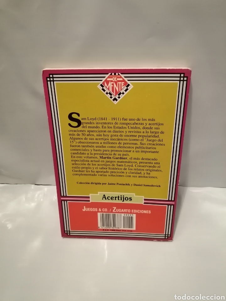 Libros de segunda mano: LOS ACERTIJOS DE SAM LOYD (PRIMERA EDICI&Oacute;N) - Foto 2