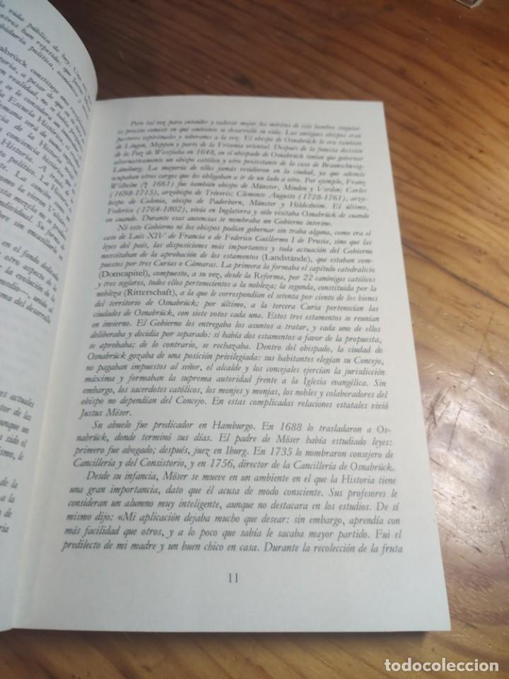 Libros de segunda mano: ESCRITOS ESCOGIDOS. JUSTUS MOSER. EDITORA. NACIONAL - Foto 4