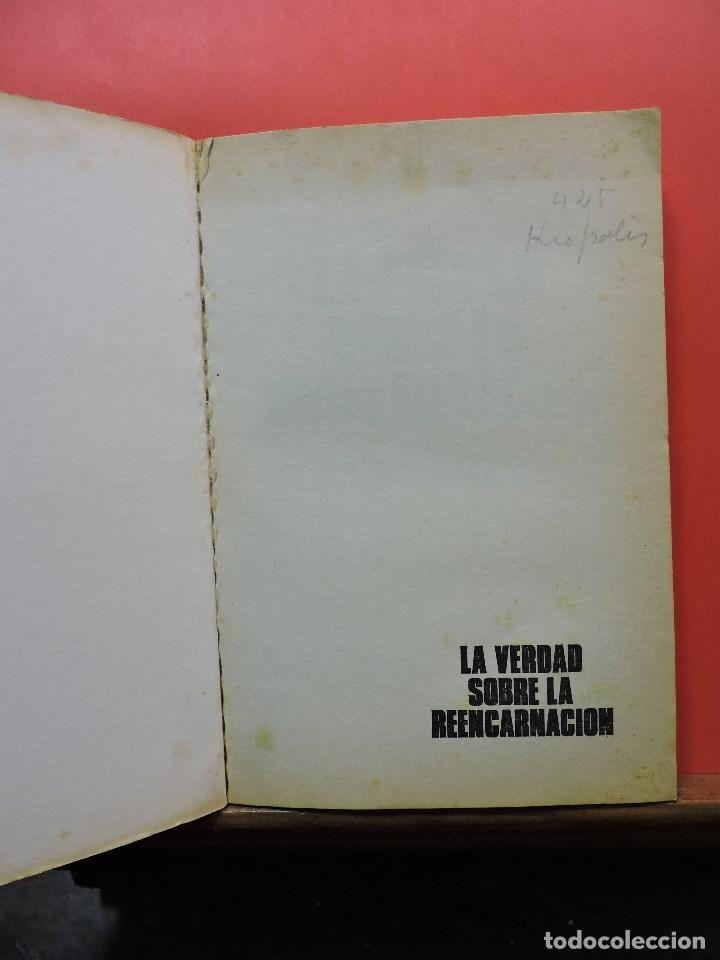 Libros de segunda mano: La verdad sobre la reencarnaci&oacute;n. HOLZER, Hans. Ediciones Picazo 1981 - Foto 2