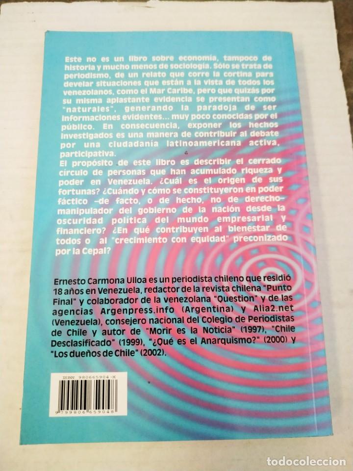 Libros de segunda mano: Los Due&ntilde;os de Venezuela - Ernesto Carmona Ulloa - Foto 2