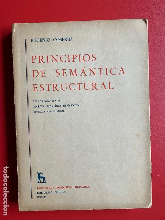 Libros de segunda mano: Principios de sem&aacute;ntica estructural - COSERIU EUGENIU - Foto 1