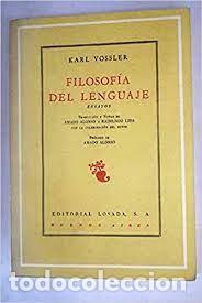 Libros de segunda mano: filosof&iacute;a del lenguaje Karl Vossler ensayos - Foto 1