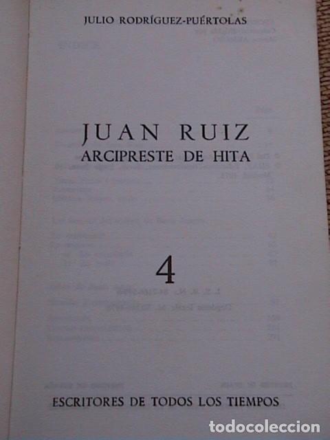 Libros de segunda mano: JUAN RUIZ. ARCIPRESTE DE HITA. - Foto 3