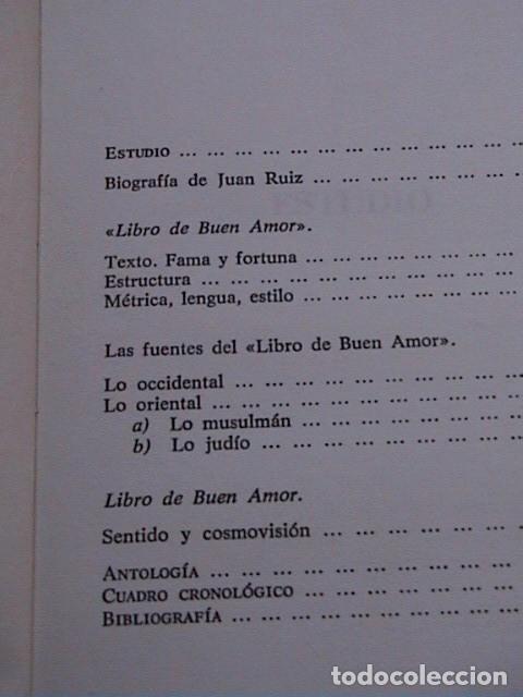 Libros de segunda mano: JUAN RUIZ. ARCIPRESTE DE HITA. - Foto 4
