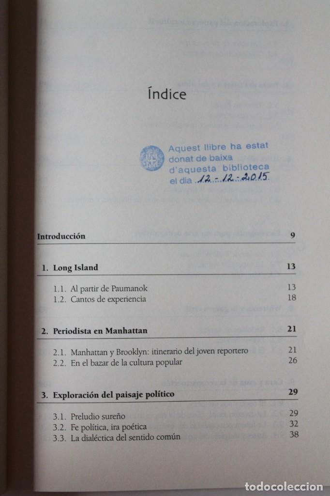 Libros de segunda mano: F&eacute;lix Mart&iacute;n - Walt Whitman - S&iacute;ntesis - Foto 4