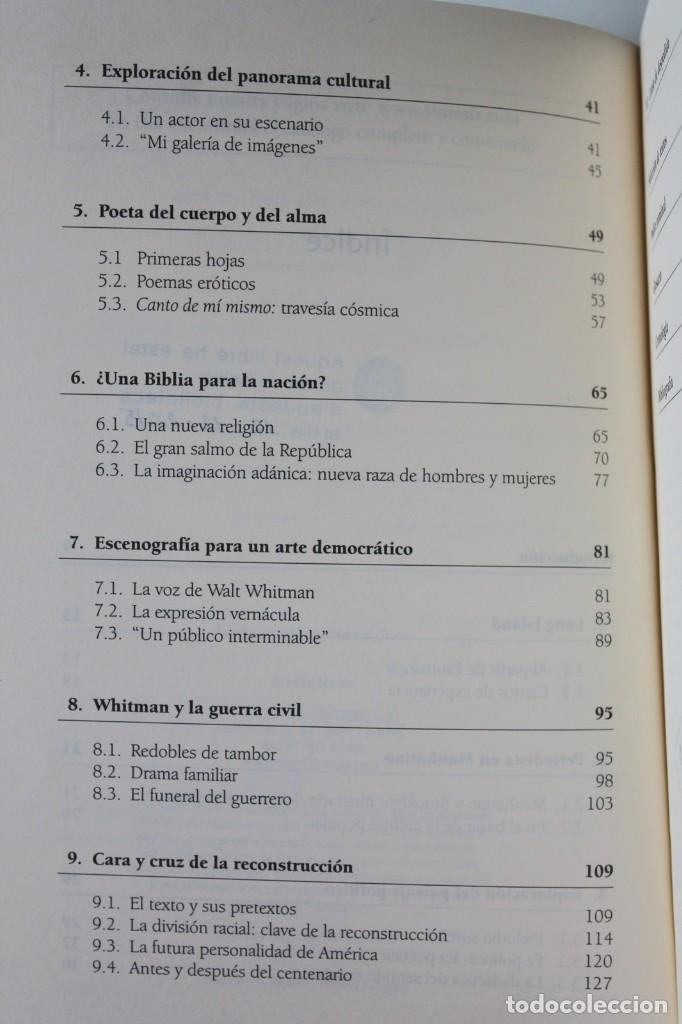 Libros de segunda mano: F&eacute;lix Mart&iacute;n - Walt Whitman - S&iacute;ntesis - Foto 5