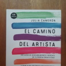Libros de segunda mano: EL CAMINO DEL ARTISTA, JULIA CAMERON, AGUILAR, 2018. Lote 330470213