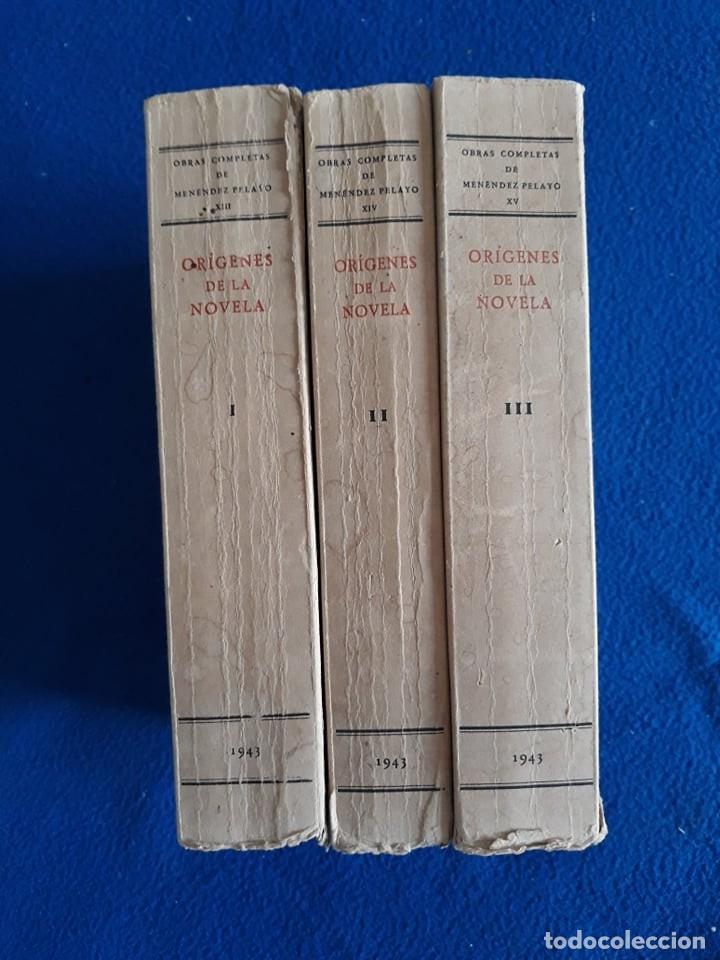 Livres d'occasion: OR&Iacute;GENES DE LA NOVELA TOMOS I,II Y III - MARCELINO MEN&Eacute;DEZ PELAYO
