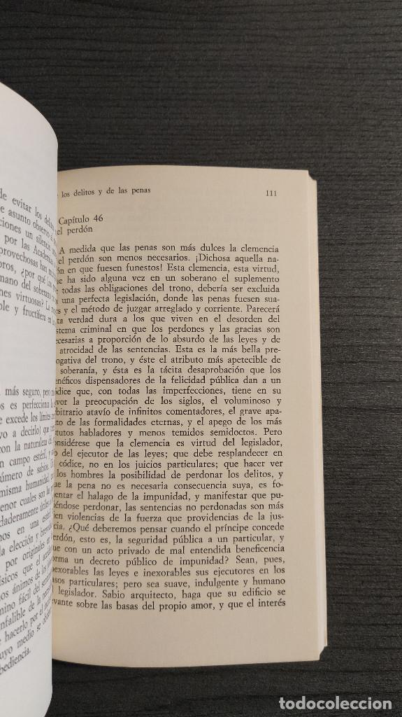 Libros de segunda mano: DE LOS DELITOS Y DE LAS PENAS . CESARE DE BECCARIA . ALIANZA EDITORIAL . - Foto 8