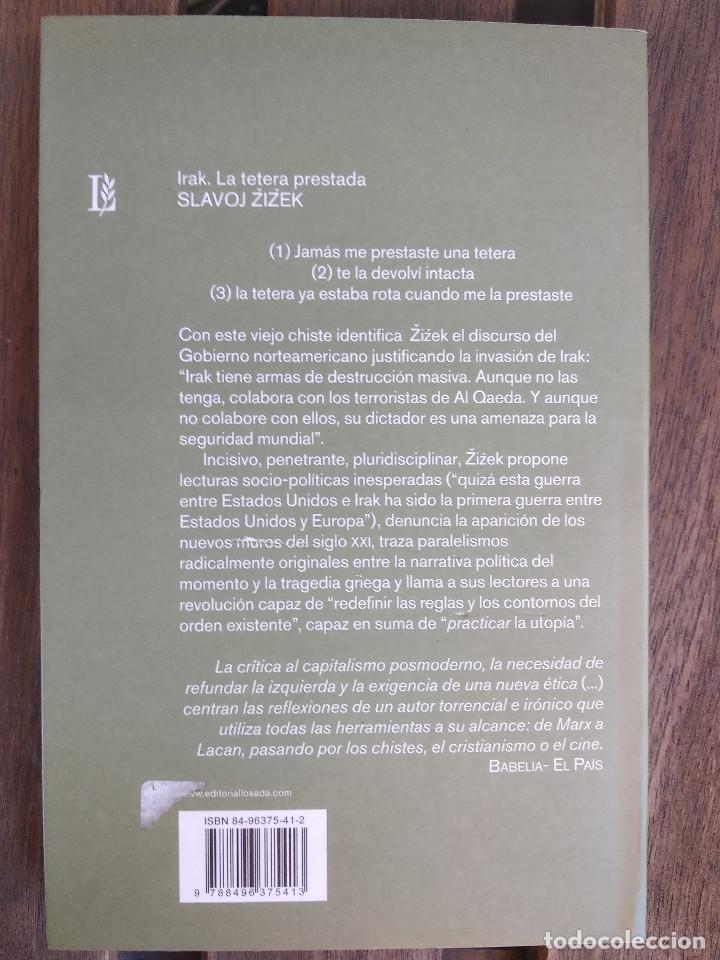 Libros de segunda mano: Irak. La tetera prestada. Slavoj Zizek - Foto 2