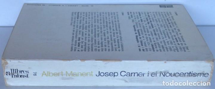 Libros de segunda mano: Josep Carner i el Noucentisme - Albert MANENT - Foto 3