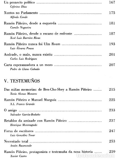 Libros de segunda mano: �F3118 - HOMENAXE A RAMON PI&Ntilde;EIRO. GALICIA. - Foto 12