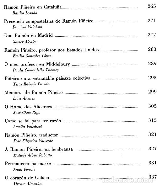 Libros de segunda mano: �F3118 - HOMENAXE A RAMON PI&Ntilde;EIRO. GALICIA. - Foto 13