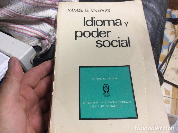 Libros de segunda mano: IDIOMA Y PODER SOCIAL 1972 RAFAEL LI. NINYOLES - EDITORIAL TECNOS - Foto 1