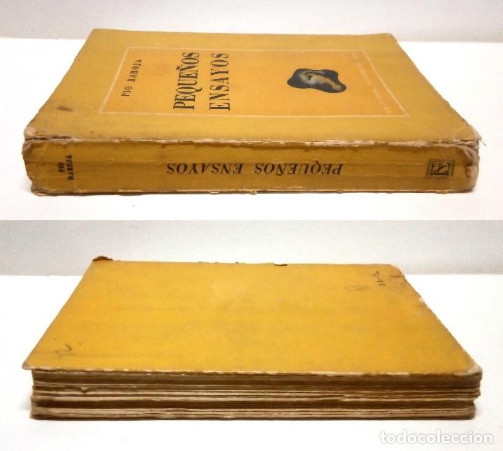 Libros de segunda mano: BAROJA, Pio. Peque&ntilde;os ensayos. 1943. - Foto 2