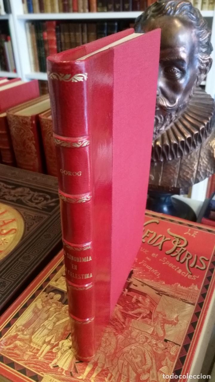 Libros de segunda mano: 1972 - DE GOROG - La sinonimia en La Celestina
