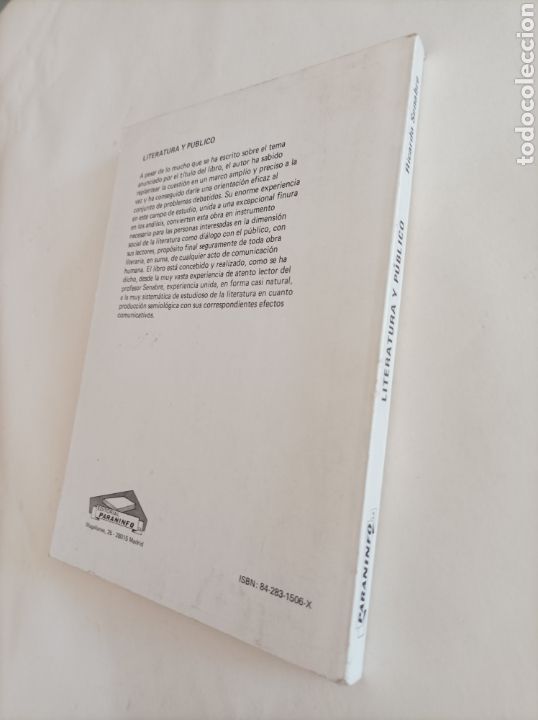 Libros de segunda mano: LITERATURA Y PUBLICO / Ricardo Senabre. - Foto 3